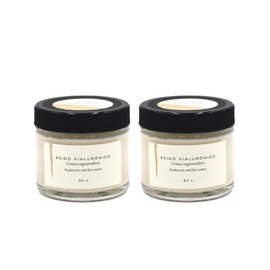 Remedios del Bosque 2 Pack Crema Regeneradora con Ácido hialurónico BIO 50 Gramos, Hidrata y Humecta Intensa y Profundamente.