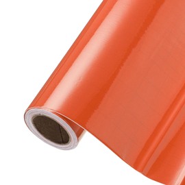 uxcell Glossy Orange Contact Paper 23.6" x 197" Self-Adhesive Peel and Stick Countertop Waterproof Wallpaper for Desk Furniture Wardrobe Countertop Cabinet Kitchen Bathroom