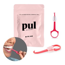 The Pultool - Juego de 2 herramientas de extracción y alineador transparente 2 en 1 para soportes y bandejas extraíbles Invisalign de The Pultool (Rosa, 2 Unidades)