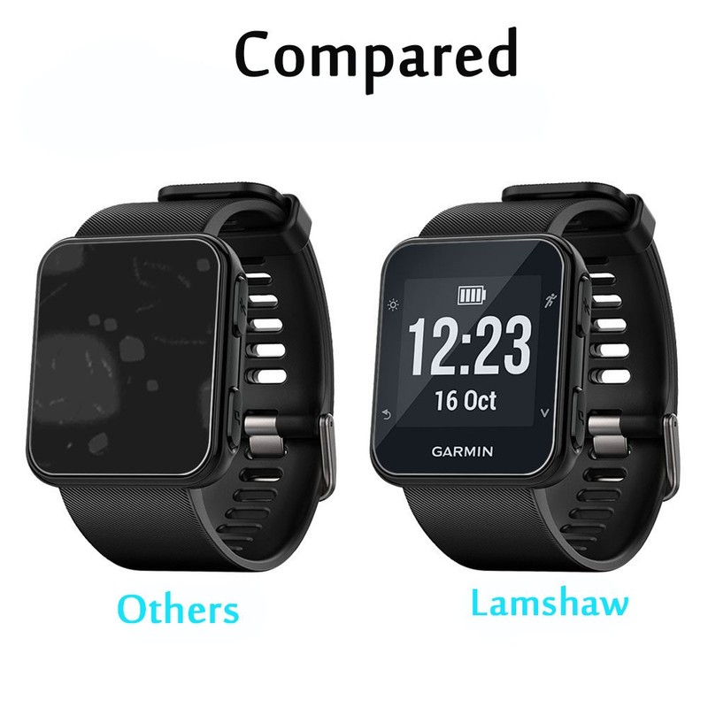 for Garmin Forerunner 35 Case, Lamshaw Silicone Case with Screen