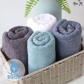 Songwol Antibacterial Plain Towel 470GSM 150g 40x80cm Number 30 Jinhaneul/None/None 5ea