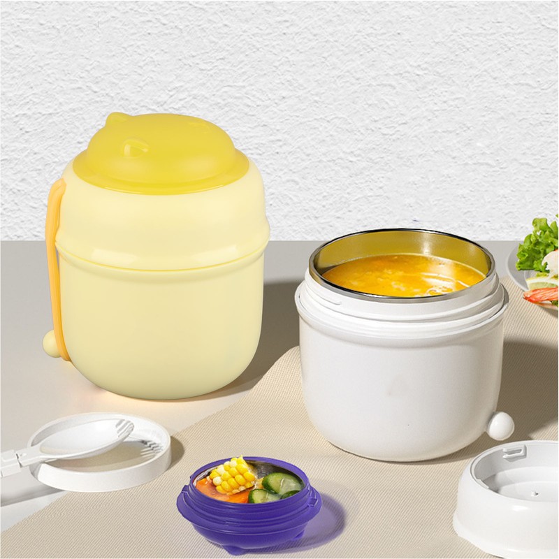 Insulation Soup Cup 520ml Stainless Steel Small Portable Leakproof Insulation