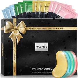 MASKISS Under Eye Patches Gift Set - Eye Patches for Dark Circles, Eye Care Eye Patches for Eye Puffiness and Dark Circles - Specification: 25 Pairs(Hyaluronic Acid)