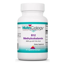Nutricology B12 Metilcobalamina Y Ácido Fólico 50 Pastillas
