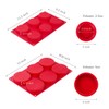 Webake - Molde de silicona para tartas (2 unidades), diseño