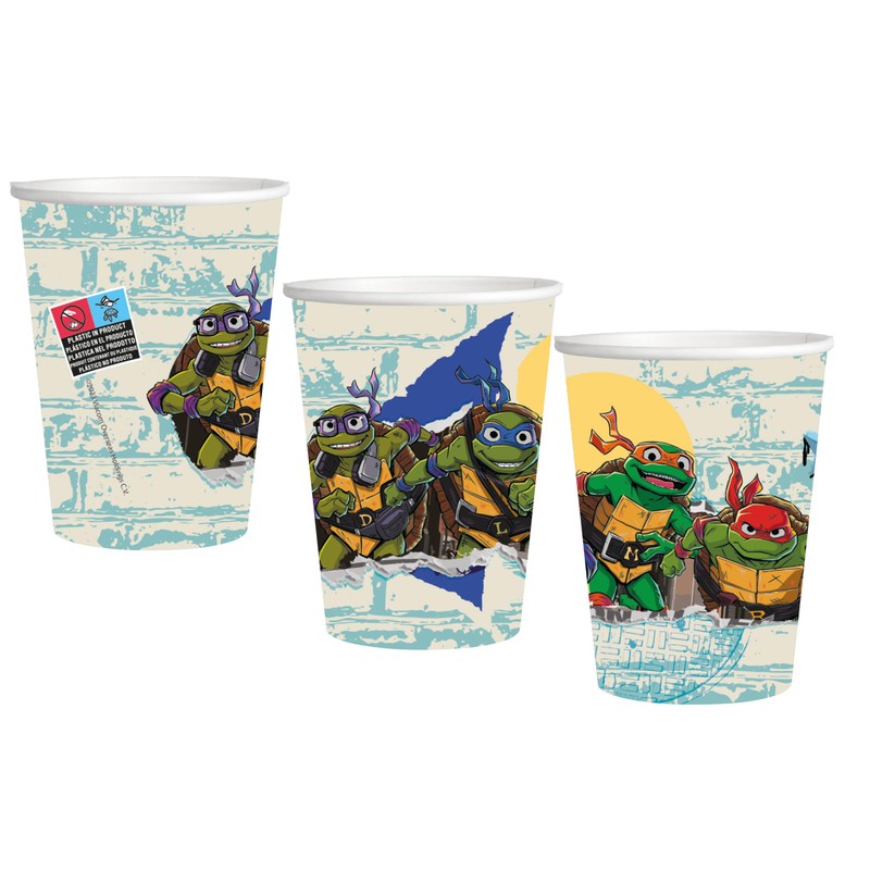 BeenSmile, Ninja Turtles Cups, Children's Cups, Children's Birthday Decoration, Party