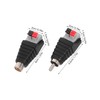 Gatuida 6pcs Rca Male Plug to Av Screw Terminal Audio