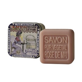 La Savonnerie de Nion French Soap May Rose Tin Case Relaxing Afternoon, 08. Relaxing Afternoon (30520), 100g / 라 사본느리 드 니옹 프랑스 비누 5월의장미 틴케이스 여유로운오후, 08.여유로운 오후(30520), 100g