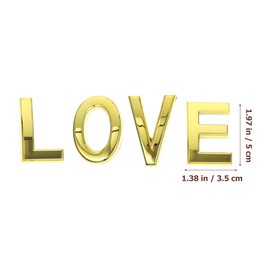 Artibetter 26 Placas De Matrícula Tridimensionales 3D Número De Casa Número De Placa De Pared Señal Digital 10 Letras Del Alfabeto Doradas Letras De Resina Abs Doradas