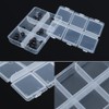 HomeSoGood 4 Pack Clear Weekly Pill Case Storage Box Transparent