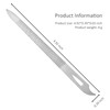 10-Pack Metal Nail Files for Natural Nails - Stainless Steel,