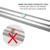 BRIOFOX Shower Curtain Rod 43-73 Inches, Rustproof and Non-Slip Spring