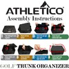 Athletico Golf Trunk Organizer Storage - Car Golf Locker to