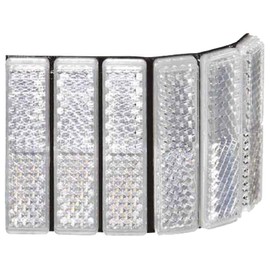 Cat Eye RR1C6P Reflex Tape, 2.0 x 0.3 inches (50 x 7.5 mm), White, Pack of 6