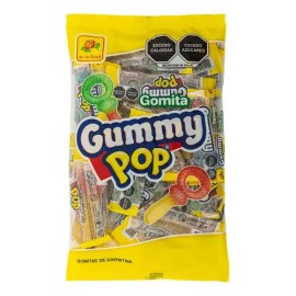Gummy Pop Gomita Frutal De La Rosa 25pz 325g
