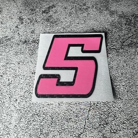 Pegatinas de números de carreras de vinilo para el estilo del coche, números combinados personalizados 0123456789, cinta para casco y automóvil (A5, altura 10 cm)