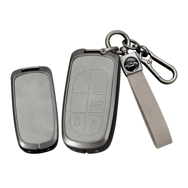 TECART Smart Car Key Case Fits Jeep Cherokee Compass Renegade