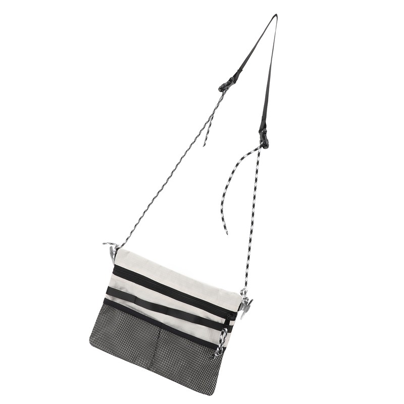 Outdoor Shoulder Bag Multifunction Multiple Department Adjustable Strap Portable Mini