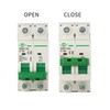 ZGLEDUN DC Miniature Circuit Breaker, 2 Pole 50 Amp, 250V-500VDC,