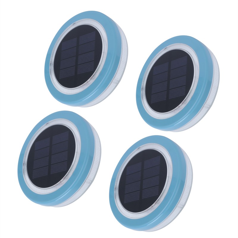 4Pcs Solar Floating Lights Waterproof LED Swimming Pool Lamp Solar