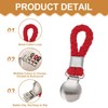 sourcing map 6 Pcs Tea Towel Clips with Cotton Loop