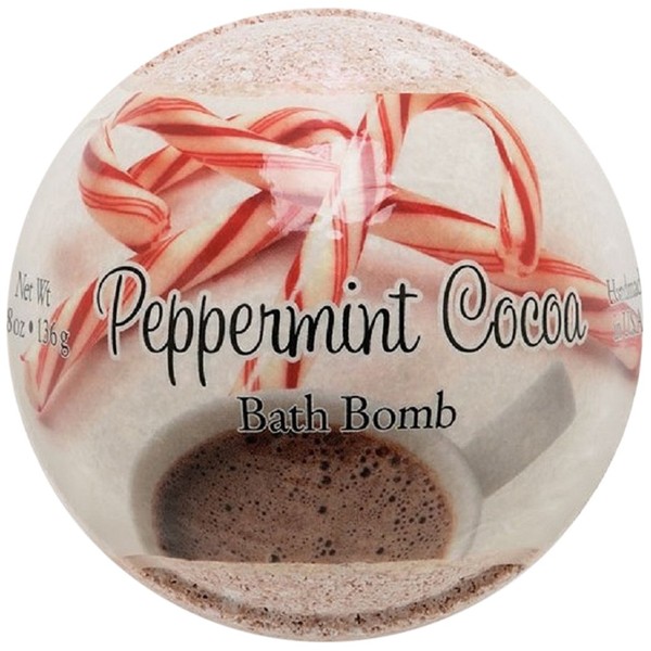 Primal Elements Peppermint Cocoa Bath Bomb, 4.8 Ounce