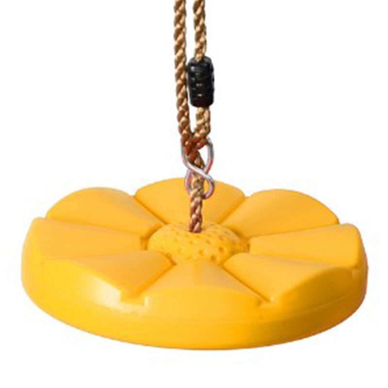 Heavy Duty Plastic Disc Tree Swing with PE Rope for