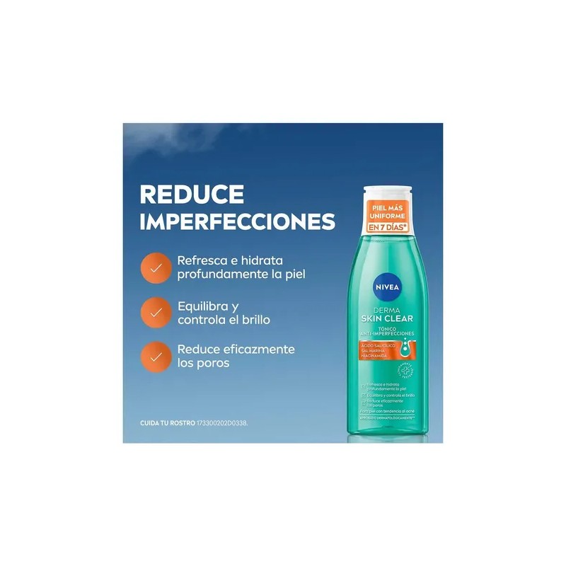 Tónico Derma Skin Clear Anti-imperfecciones 200ml Nivea