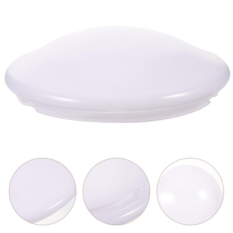 SUPVOX Flush Mount Ceiling Light Covers Plastic Mushroom Lampshade Replacement