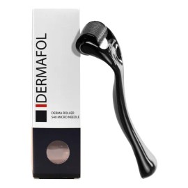 Dermaroller Barba Rodillo Dermafol 0.5mm Titanio Con Estuche