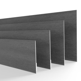 DQ-PP Window Strip | 5 m Length | 60 mm Width | 1.5 mm Thickness | Anthracite | Flat Plastic Strips Profile Strips End Strips