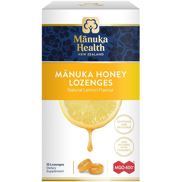 Manuka Health Manuka Honey Lozenges MGO400+ 15 - Lemon