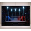 Loccor 7x5ft Fabric Boxing Ring Backdrop Boxing Ring Backdrop Stadium