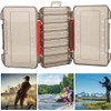 Fishing Lure Box,Plastic Fishing Box OrganizerDouble Sided Fishing Bait Storage