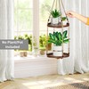 Shineloha 2 Tier Macrame Plant Hanger | Plant Hanger Indoor,