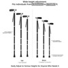 Mumicol Canes for Women for Stability, Walking Cane for Men,