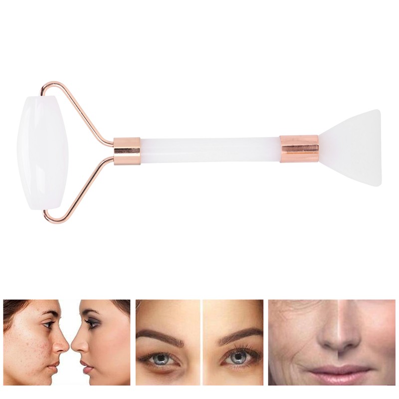 Face Roller Massager Dual Head SkinFriendly Face Scraping Guasha Roller