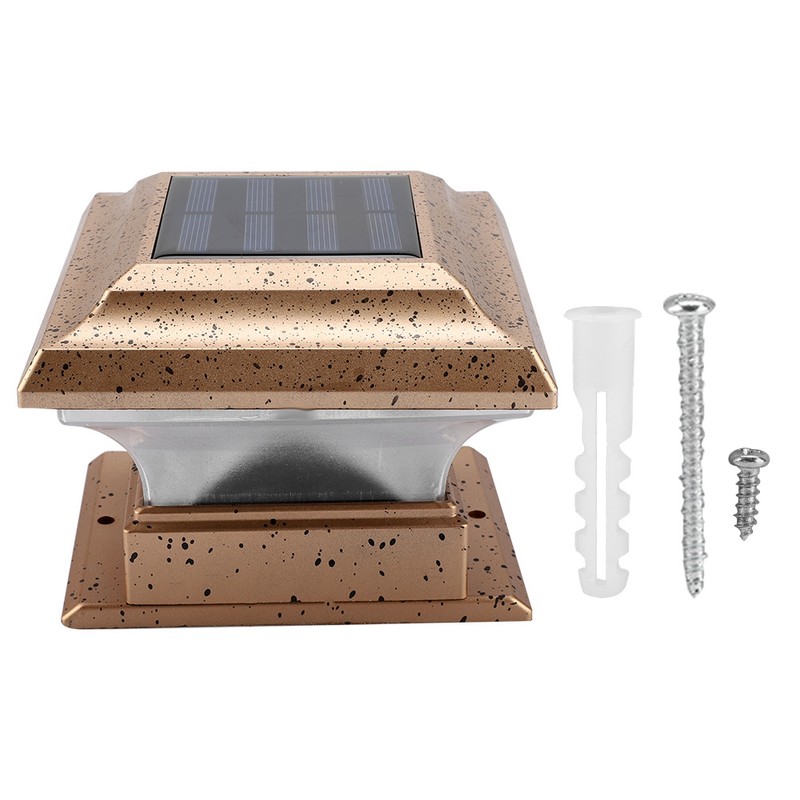 Solar Powered Garden Security Lamp Outdoor Waterproof Home Garden Post