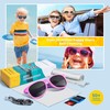 RIVBOS Kids Sunglasses for Girls Boys with Strap Polarized UV