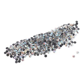 IWOWHERO 1440pcs Crystal Ab Rhinestones for Jewelry Clothing and Bag Decoration Easy to Apply Resin Flatback Gems for Crafts