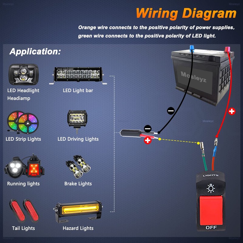 1 Piece Motorcycle Handlebar Switch Handlebar Toggle Switch with On