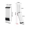 Kick Down Door Stop,Heavy Duty Wedge for Bottom(White-2pack)