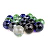 STUWU Large Decorative Marbles 25 mm Glass Marbles Multicoloured Decorative