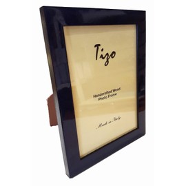 Tizo 5" X 7" Blue Wooden Frame, Made in Italy