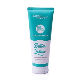 Earth Rhythm Cocoa Vanilla Butter Body Lotion | Deeply Nourishing, Soothing Skin, Intensely Hydrates | for All Skin Type | Men & Women