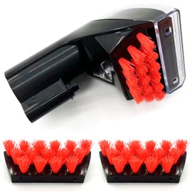 1400B Little Green 3" Tough Stain Brush Tool Replacement for Bissell Little-Green Upright &Portable Carpet Cleaners for 1400B 1425 3860 1400W 1400 3353 1844 2290A Series,Black,1+2 brushes
