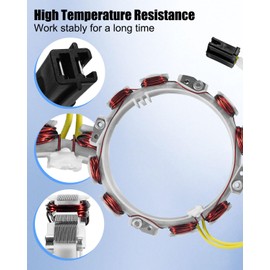 846882 Alternator Stator Charging Coil Fit for Briggs & Stratton V-Twin Engines 295347 305447 356447 Series 16HP-23HP, Lawn Mower Generator Stator