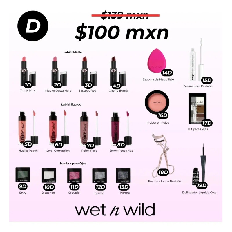 Maquillaje Económico Wet N Wild