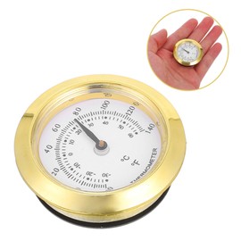GRIRIW Indoor Thermometer Round Gauge for Accurate Measurement Compact Design for Home Office and Kitchen Use and Lightweight Construction