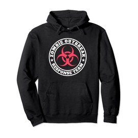 Zombie Hunter Outbreak Monster Undead Horror Logo Hoodie